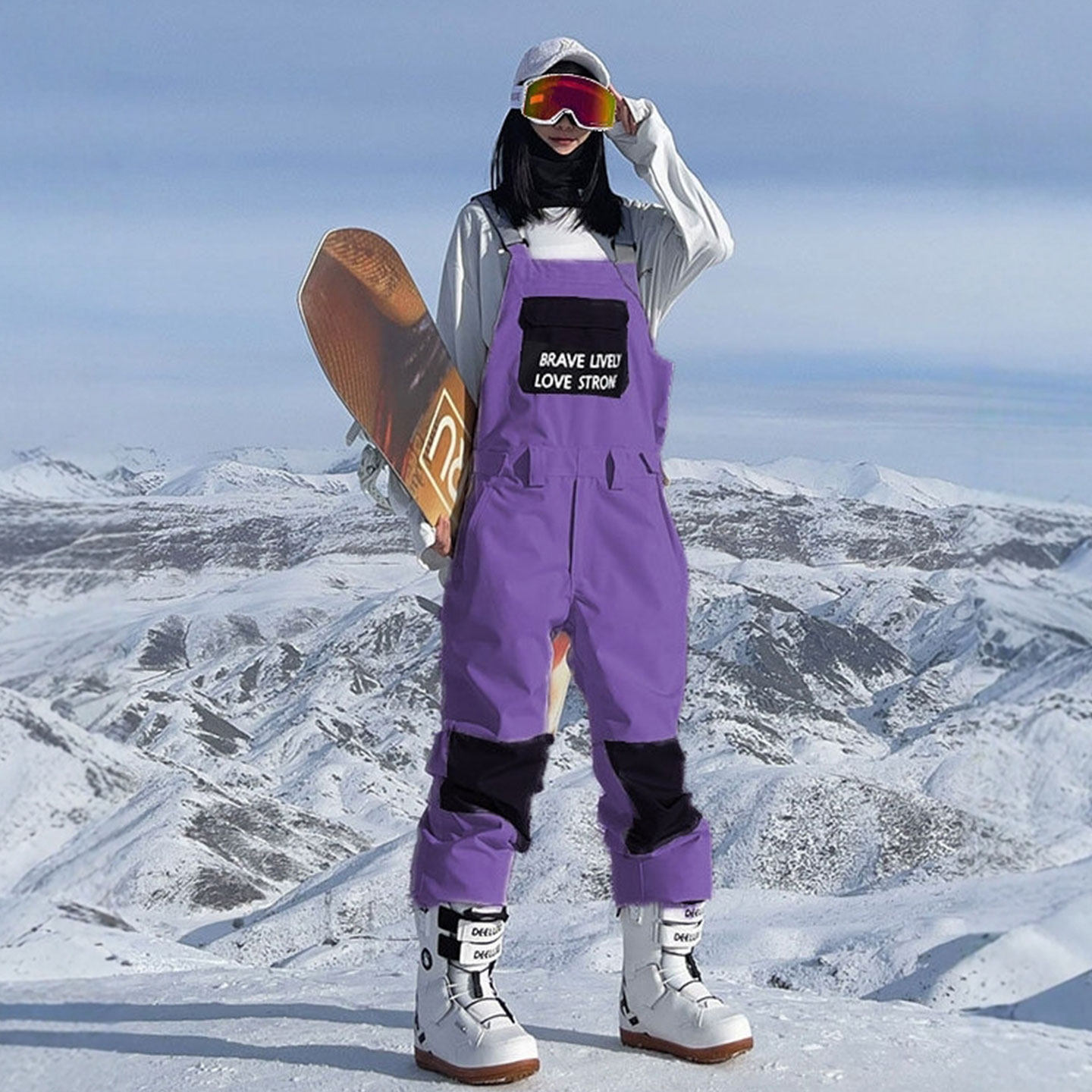 滑雪裤背带款男女单板雪裤抗寒防风防泼水 膝部加固耐磨透气排湿,户外/登山/野营/旅行用品,滑雪裤,淘宝优惠券,粉丝福利购,淘宝优惠卷