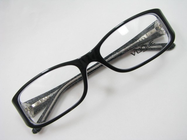 VOGUE沃格时尚板材近视眼镜架VO2624-B椭圆镜框镶钻石眼镜框女生