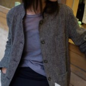 外套O0973 小立领夹克东方美学西装 TTDP 天天家软亚麻系列中式