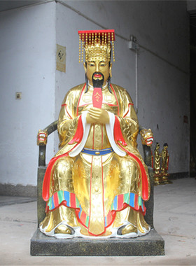 树脂鎏金王母娘娘佛像慈慧厂