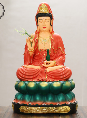 树脂玻璃钢寺庙观世音供奉佛像