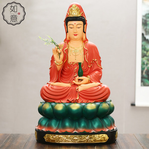 树脂玻璃钢寺庙观世音供奉佛像