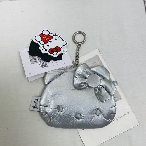 【卡包】韩版小众新款可爱迷你卡通KT猫零钱包卡包口红包挂饰包