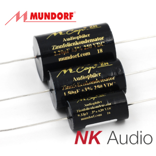 德国MUNDORF(蒙多福) 锡箔Mcap Zn音响音箱分频器耦合电容器