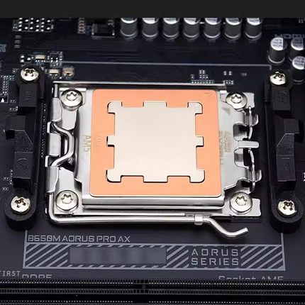 AM5-AMD台式机箱纯铜CPU扣具防压弯背板导热铁贴片护甲外壳散热器