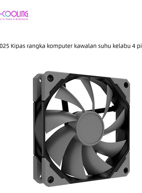 ID-COOLING TF12025 高阶灰色款 小4Pin 温控CPU水冷机箱风扇
