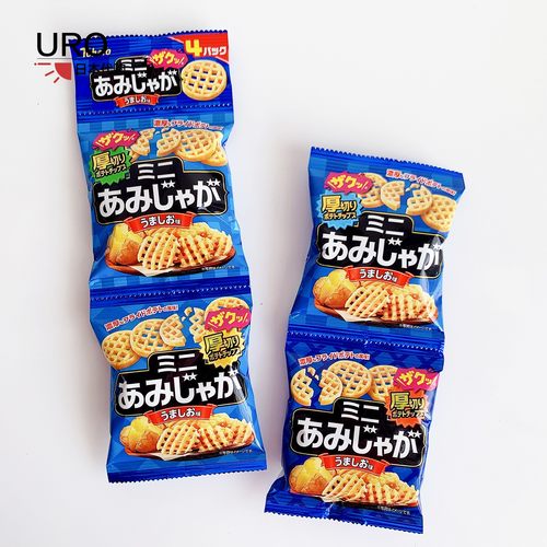 日本Tohato淡盐味网格薯片