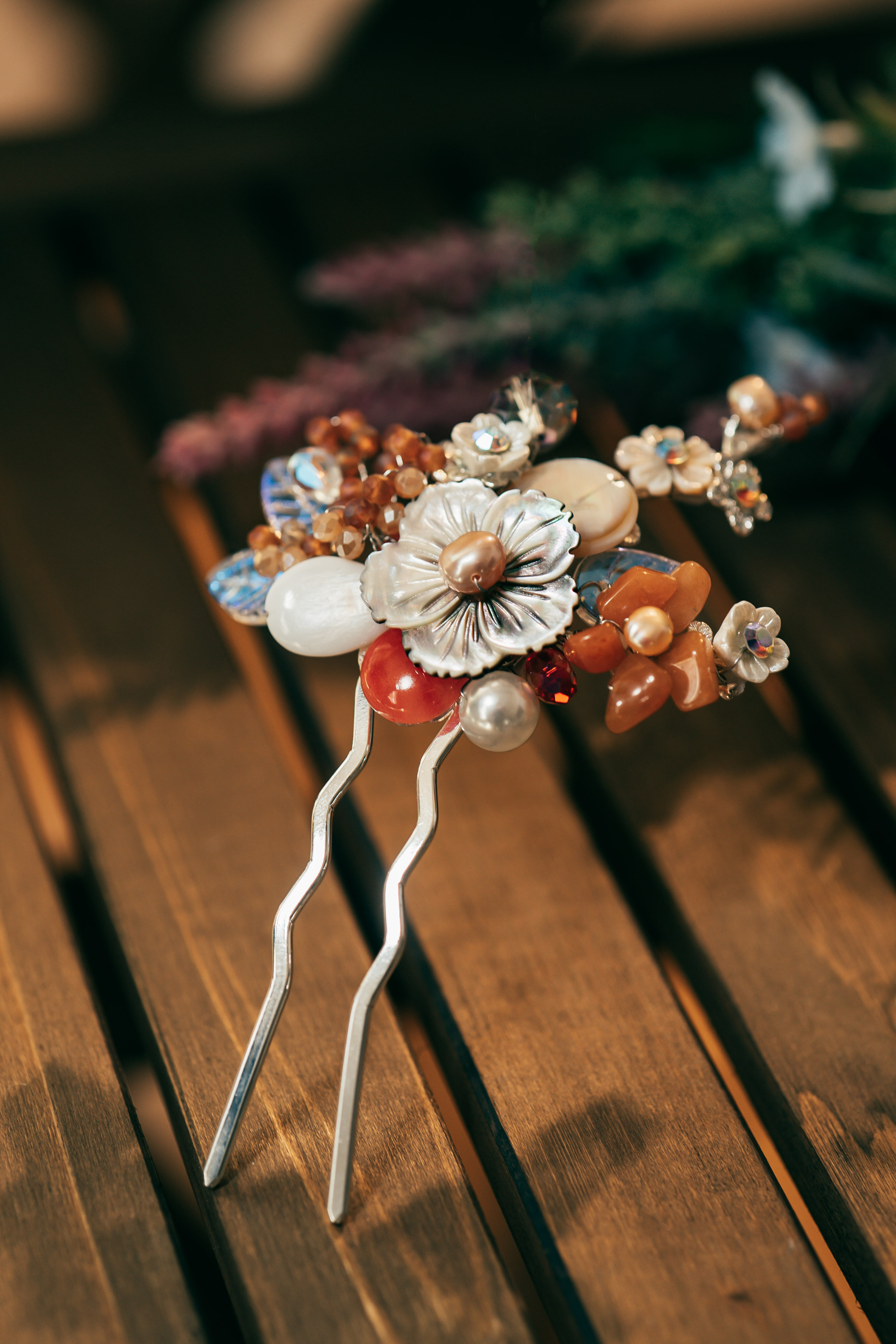 韩服头饰 韩国发饰 朝鲜族传统头饰 韩服表演头饰 韩服表演发饰