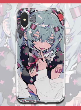 初音未来手机壳适用于苹果13promax/12ProOPPOa59/Reno12华为p40VIVO小米11/红米K60/K60Pro三星