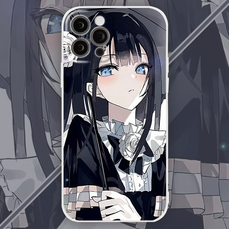 暗黑优雅，二次元插画手机壳