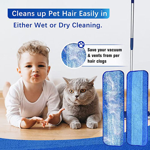 用Bona博纳拖把替换布粘贴式拖布