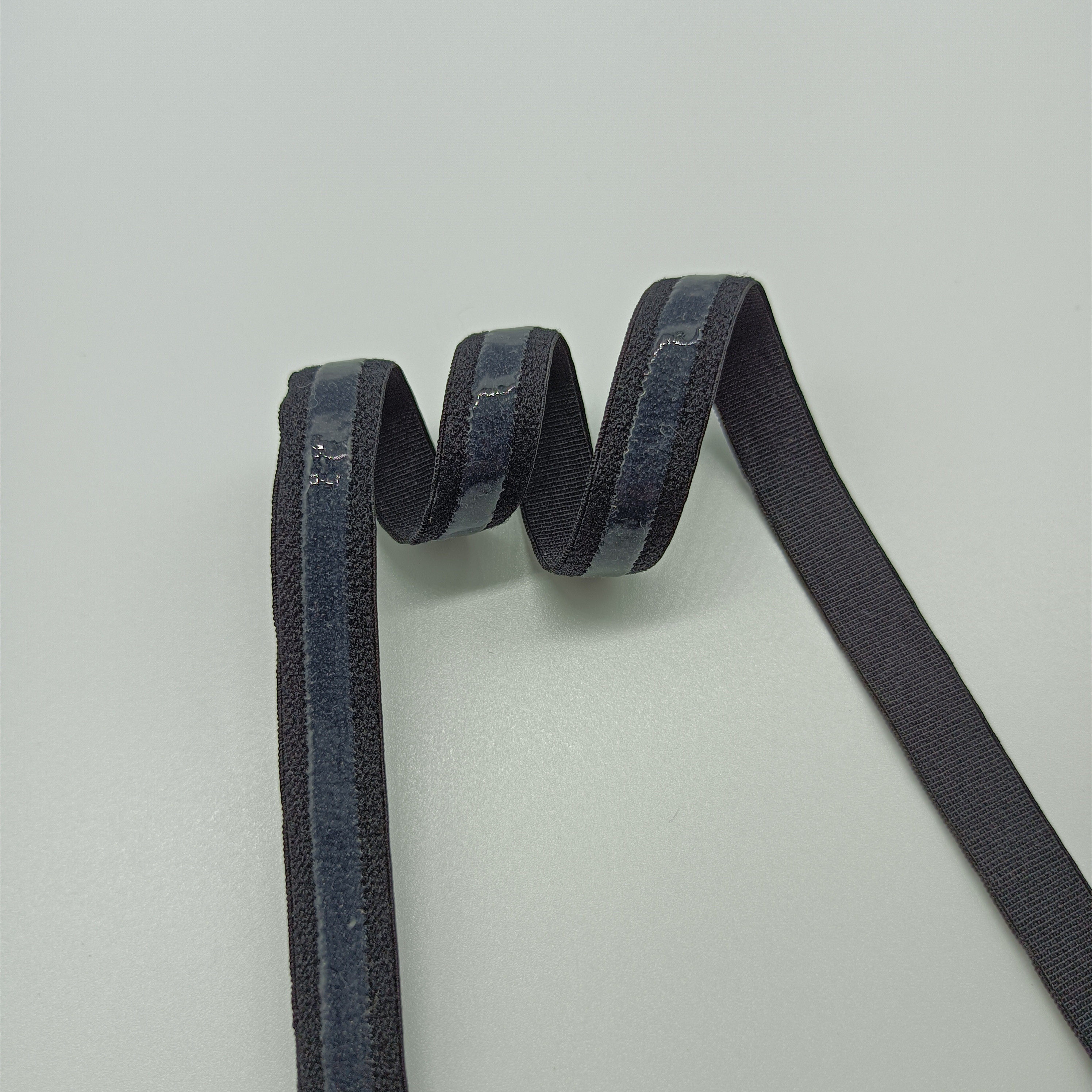 1cm黑色防滑弹力松紧带5mm透明环保硅胶止滑带鞋服袜子衣服辅料