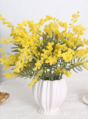 翰茜塑料花软装浙江合欢花把束