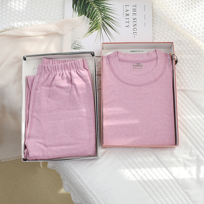 加厚女士超柔超柔无骨秋衣秋裤