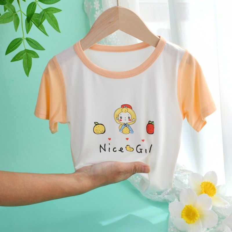 婴幼儿t恤夏薄莫代尔冰丝半袖夏装空调男童上衣一岁女宝宝短袖t恤,童装/婴儿装/亲子装,T恤,淘宝优惠券,粉丝福利购,淘宝优惠卷