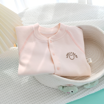 超软弹力纯棉春秋宝宝上衣开衫
