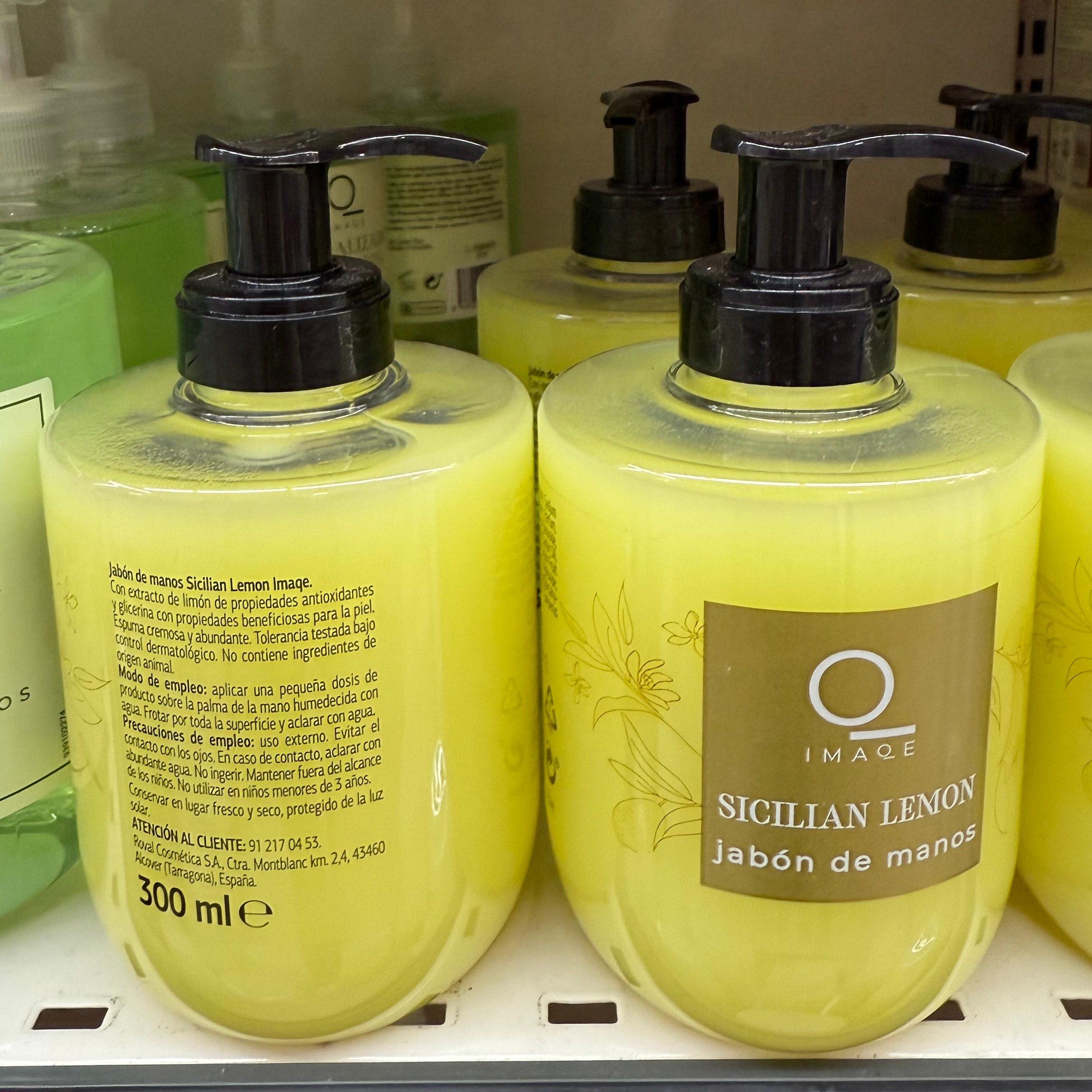 西班牙IMAQE西西里柠檬洗手液300
