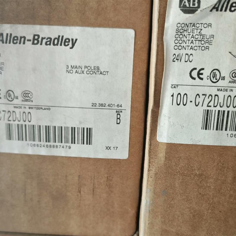 A-B接触器100-C72DJ00 100-C7200 DC24V 100-C72D10议价询价