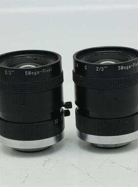 12mm 1:1.4  2/3  5Mega-pixel 500万像素C口工业镜头询价