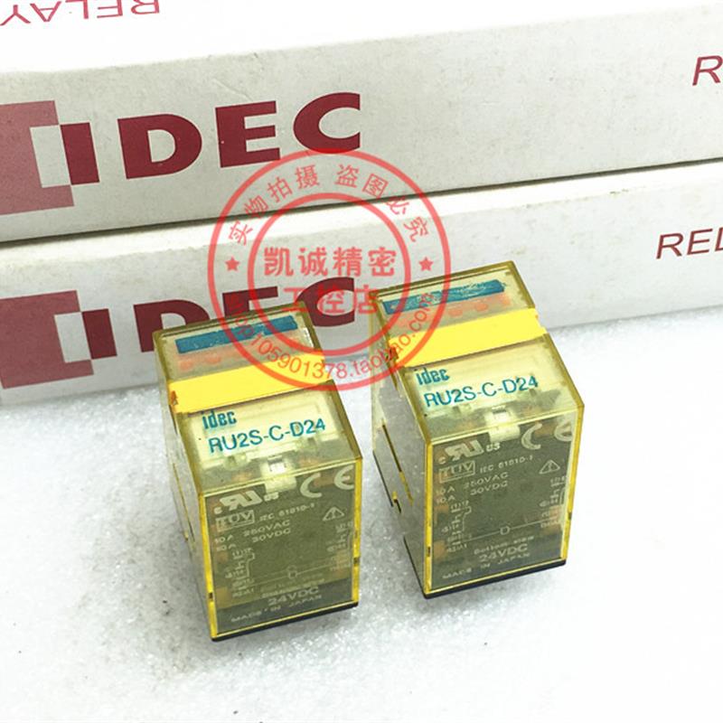 原装日本和泉IDEC继电器 RU2S-C-D24  DC24V 现货正RU2S-C-D2询价