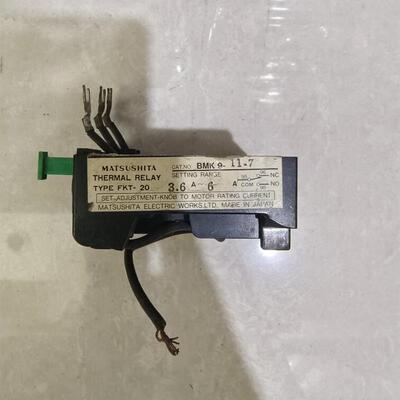 日本产Matsushita热继电器FKT-20(3.6-6A)询价
