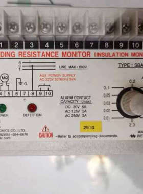 WESTRONICS SEOBU SBAG-202 GROUNDING RESISTANCE MONITOR议价
