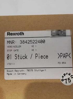 3842522400力士乐rexroth挡停器0842900300 R412010886 SM6-A询价