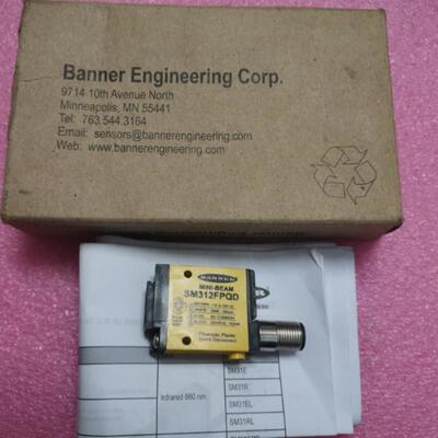 BANNER邦纳原装正品  SM312FPQD 包装有点旧 现货询价