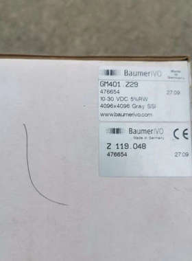 堡盟Baumer编码器GM401.Z29Z119.048全新原装正品实物照片议价