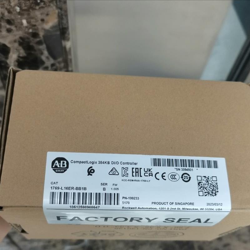 1769-IR6 1769-IT6 1769-L16ER-BB1B  AB罗克韦尔  PLC现货询价