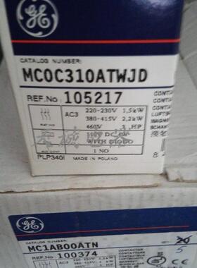 全新原装美国GE通用接触器MC1AB00ATN 24V 110V  220V询价