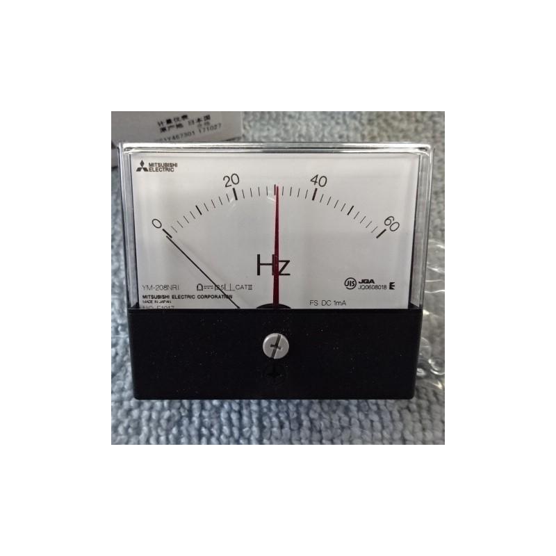 日本三菱全新原装直流频率表YM-208NRI 0-60HZ FS DC 1mA询价