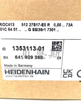 ROC413 512 27S17-E0 ID1353113-01/631694-01海德汉原装编码询价