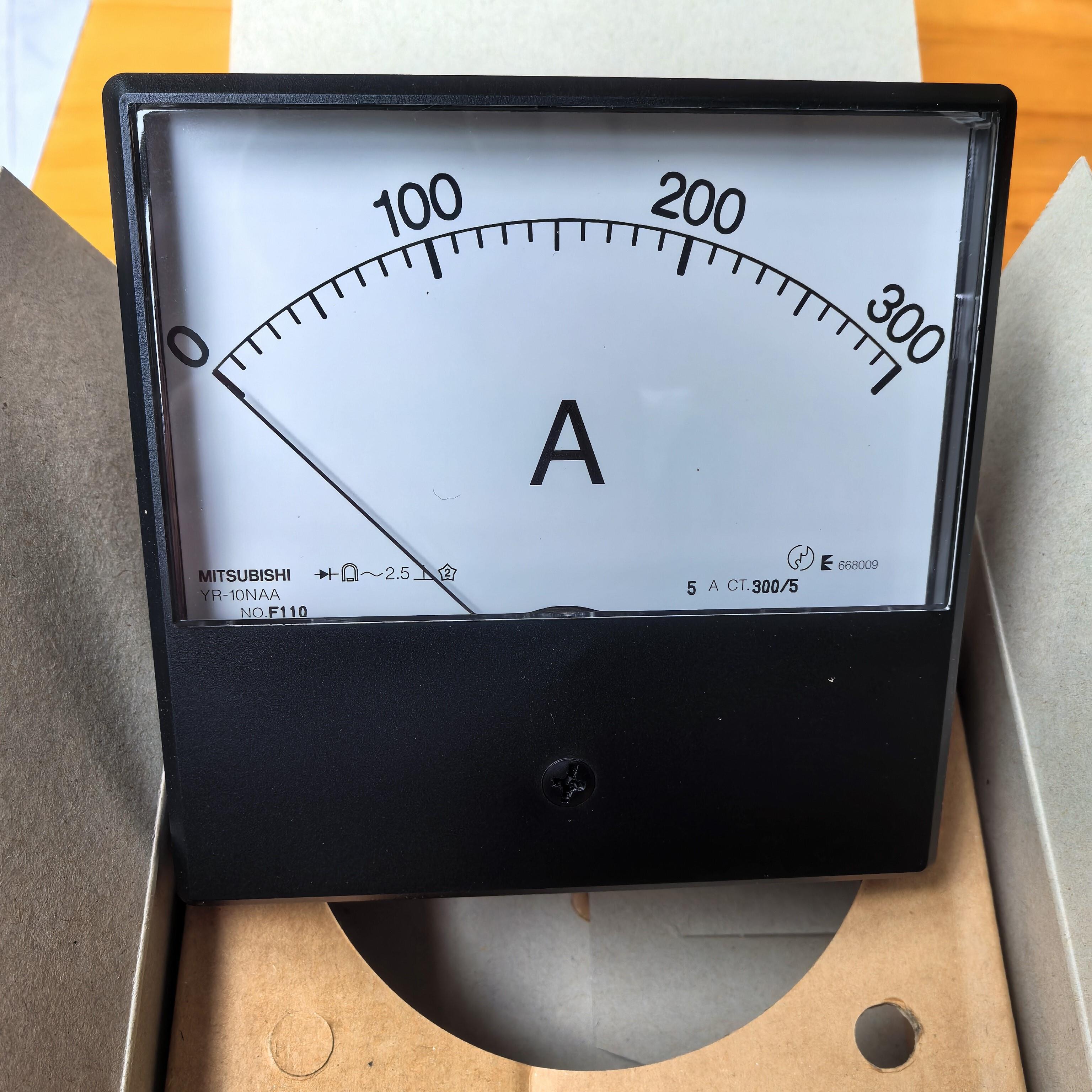 日本三菱全新原装交流电流表YR-10NAA 0-300A : 300/5A询价