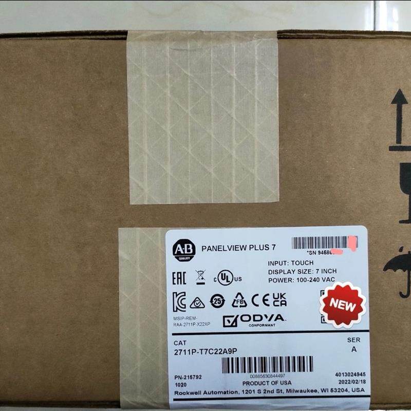 2711P-T7C22D9P PanelView Plus 7 触摸屏 6.5英寸 2711PT7C2询价