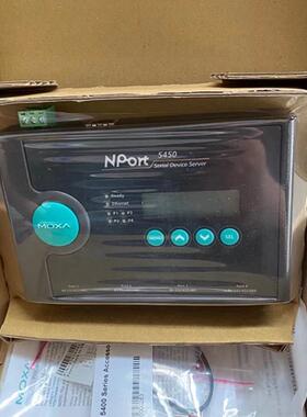 摩莎MOXA NPort5450 4口RS232 422 485串口服务器 串口转网口询价