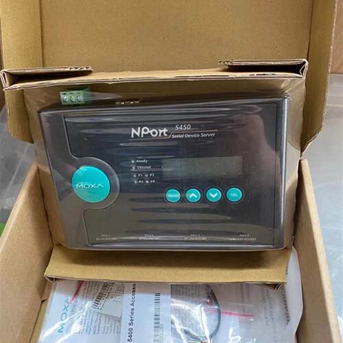 摩莎MOXA NPort5450 4口RS232 422 485串口服务器 串口转网口询价