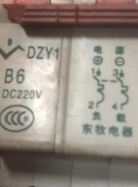 正品 DZY1 2P B6A DC220V 东牧直流断路器 空气开关询价