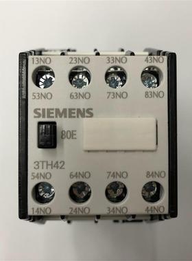 原装正品3TH42801XM4 DC220V西门子直流接触器式中间继电器询价