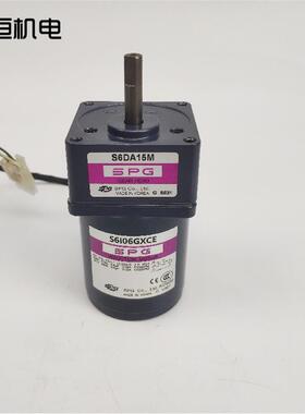 原装SPG交流减速电机S6106GXCE变速箱S6DA15M单相220V韩国进询价