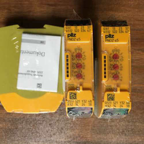 全新皮尔兹Pliz安全继电器 PNOZ S5 24VDC 货号751105 正品未拆封