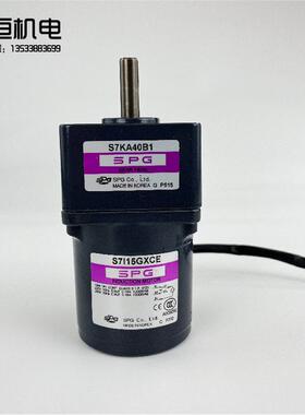 原装韩国进口SPG感应式异步电机S7I15GXCE齿轮减速机15W单相2询价