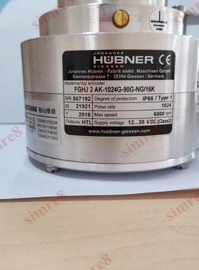 FGHJ 2 AK-1024G-90G-NG/16K现货IP66 HTL 12...30VDC HUBNER询价