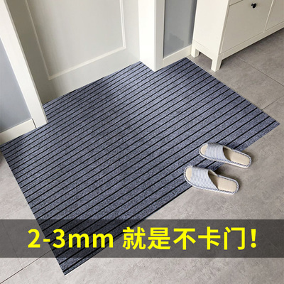 门口地垫进门蹭脚垫室外条纹地毯家用超薄入门入户门垫室内可裁剪