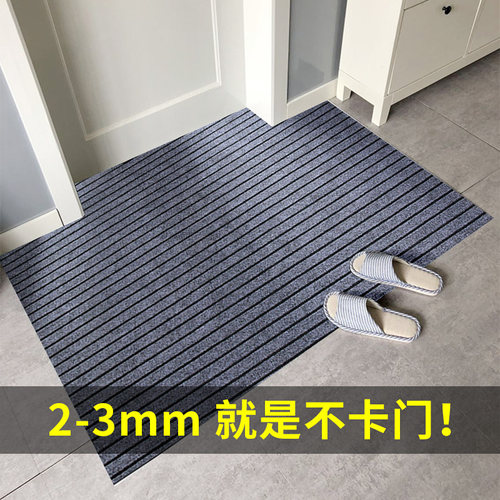 门口地垫进门蹭脚垫室外条纹地毯家用超薄入门入户门垫室内可裁剪