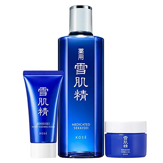 sekkisei雪肌精 盈润元气套装(化妆水330ml 洗颜20g 凝霜20g)