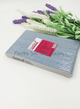 sunshine 美甲工具双面打磨砂条100180光疗甲油胶甲面修型锉