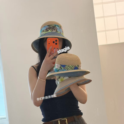 韩版宽檐春夏防晒草帽女沙滩