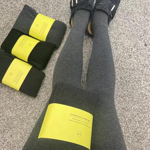 加厚保暖连裤 韩版 袜黑灰色塑形瘦腿袜厚绒打底袜潮 新款 2024秋冬季