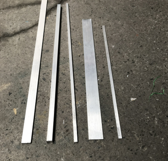 6061合金铝排/铝板/铝扁条/铝条 方铝条 2 3 4 5mm可加工包邮定制